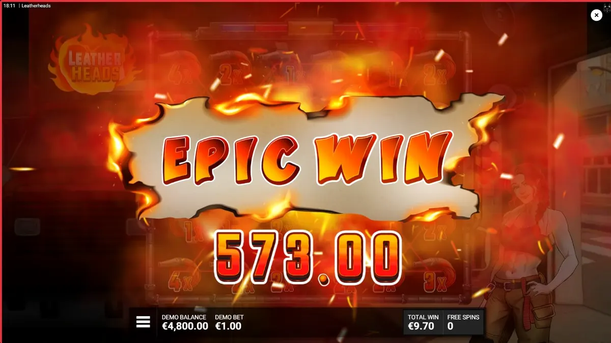 Leatherheads Slot Gameplay